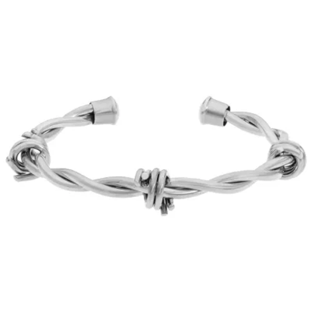 Mens Stainless Steel Bangle Bracelet