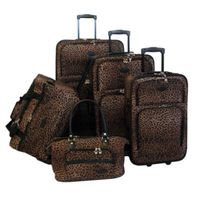 American Flyer Animal Print 5-pc. Softside Luggage Set