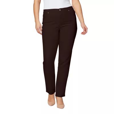 Gloria Vanderbilt Amanda Womens Plus Classic Twill