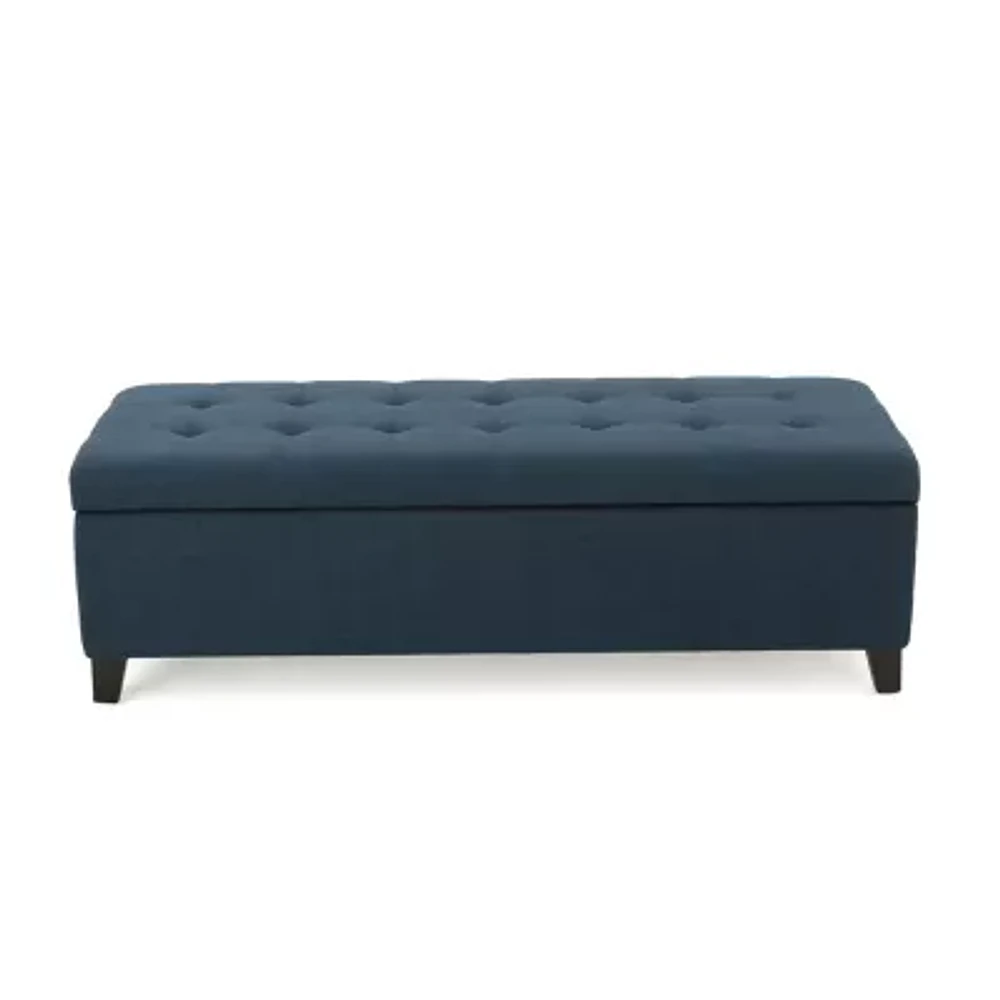 Mission Tufted Upholstered Ottoman
