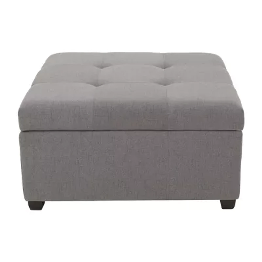 Calrsbad Tufted Upholstered Ottoman