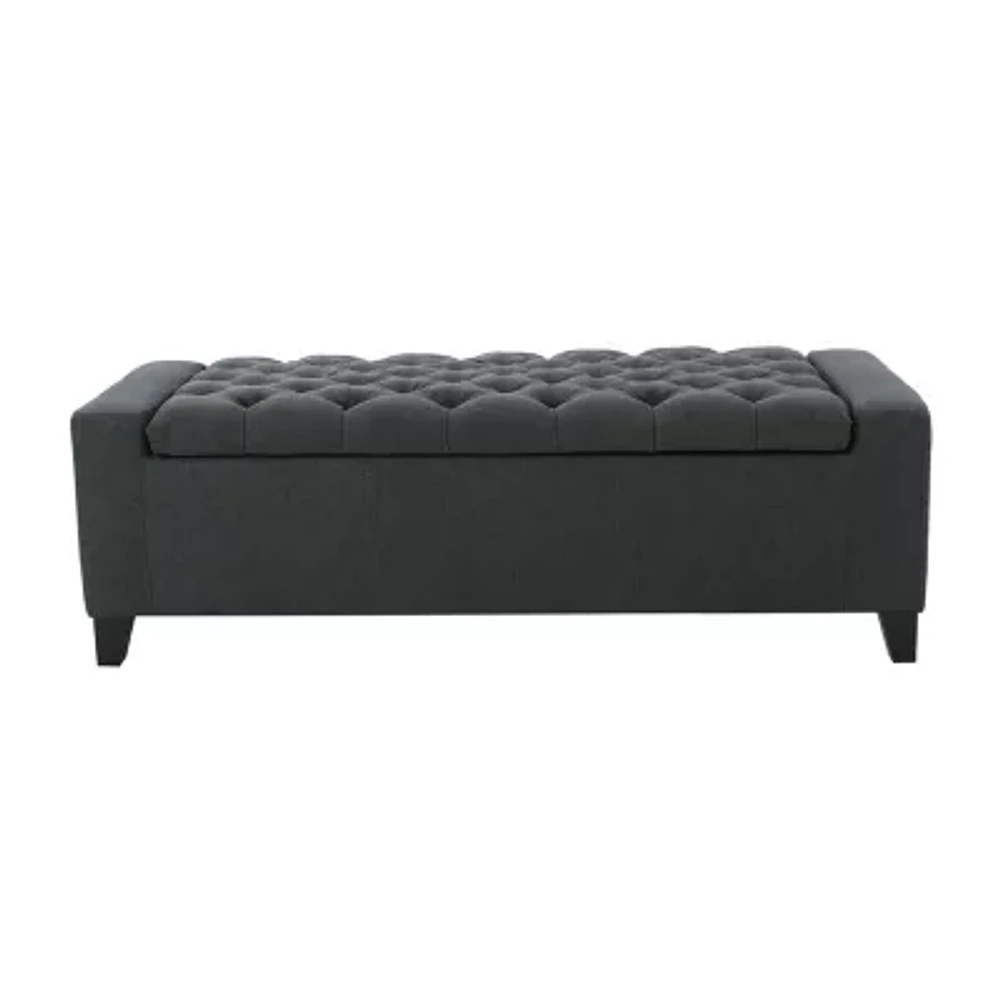 Hikaru Tufted Upholstered Ottoman