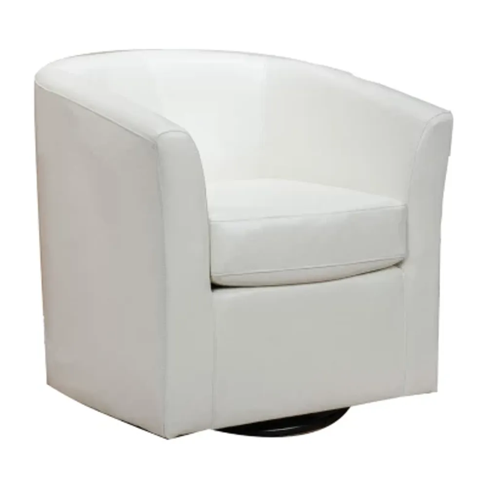 Daymian Swivel Upholstered Club Chair