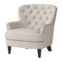 Tafton Tufted Chair & Ottoman Set