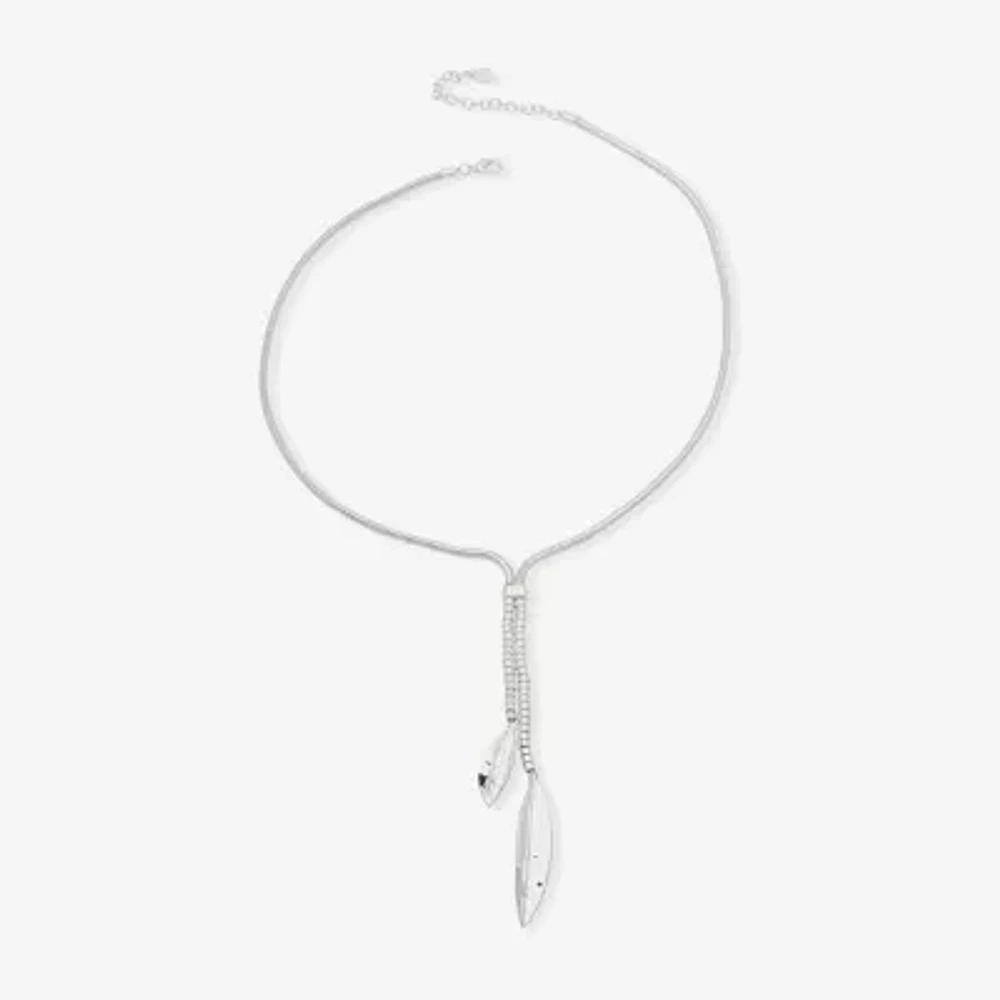 Worthington Silver Tone Bolo Womens 22 Inch Y Necklace