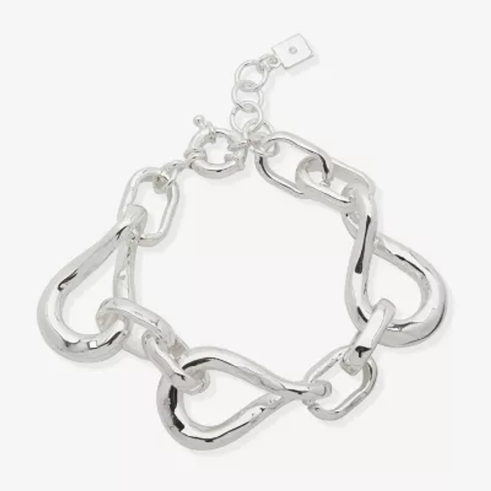 Worthington Silver Tone Womens Stretch Bracelet