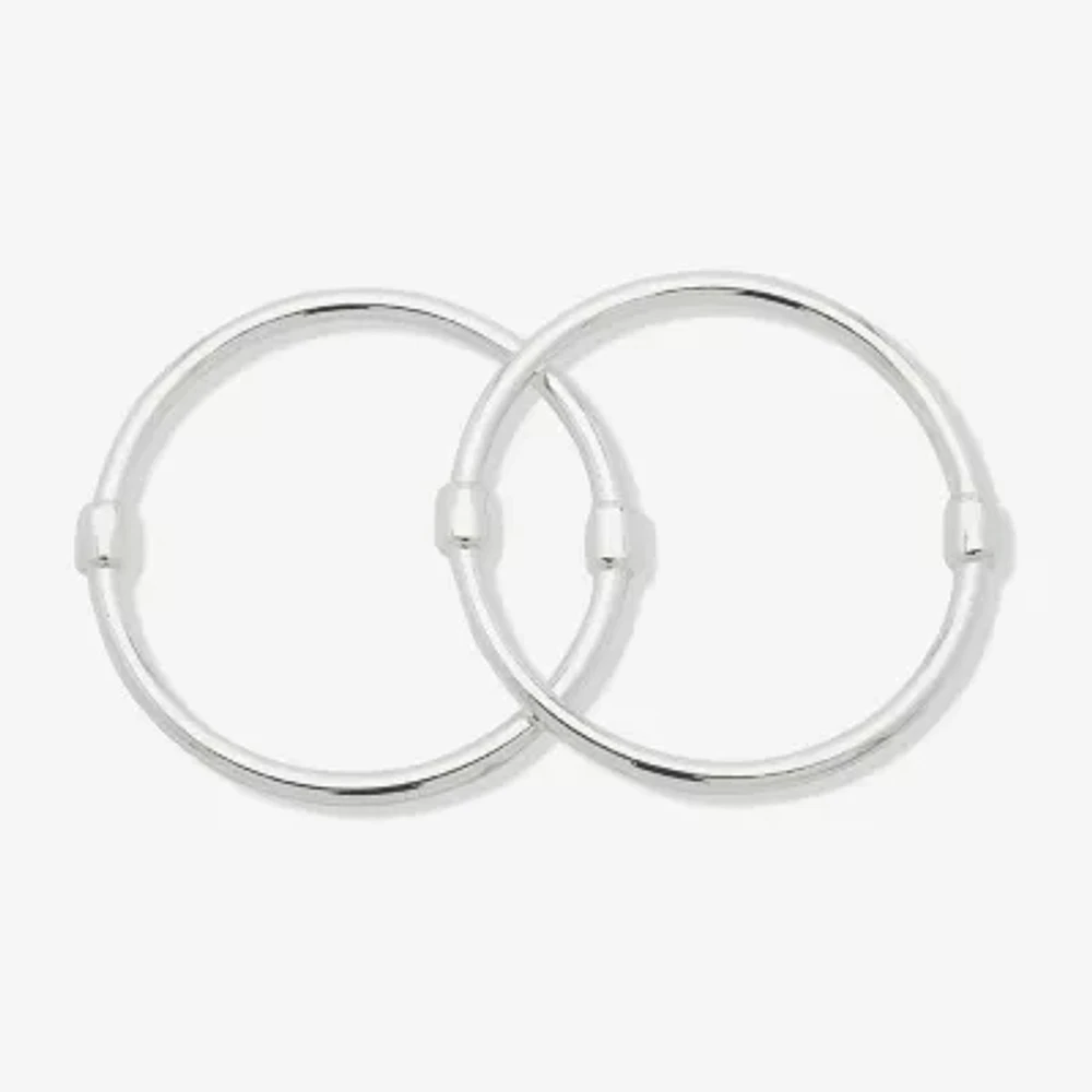 Worthington Silver Tone Womens 2-pc. Bracelet Set