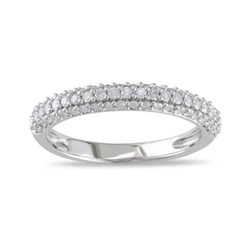 CLOSEOUT! 1/2 CT. T.W. Diamond 10K White Gold Band Ring