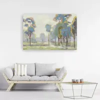 Lumaprints Blue Trees In Landscape Giclee Canvas Art
