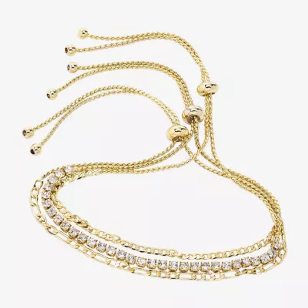 Sparkle Allure Birthstone Womens Red Crystal Bracelet Set