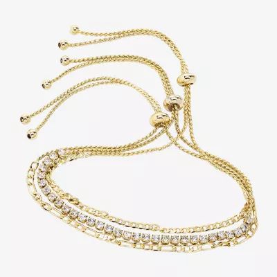Sparkle Allure Birthstone Womens Red Crystal Bracelet Set