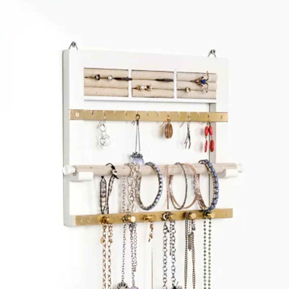 Hives And Honey White Jewelry Organizer