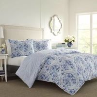 Laura Ashley Mila Midweight Reversible Comforter Set