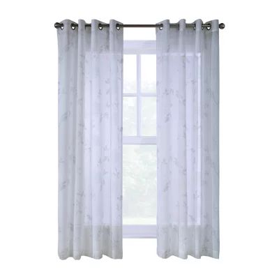 Giardino Grommet Top Light-Filtering Single Curtain Panel