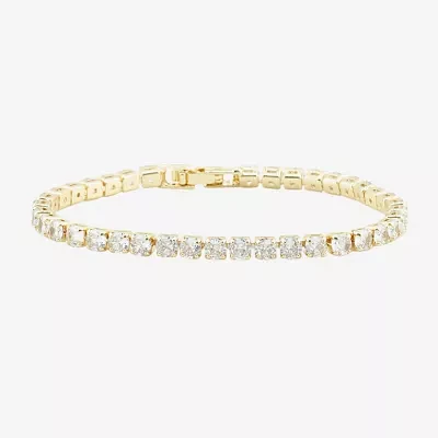 Sparkle Allure Light Up Box Womens Cubic Zirconia 18K Gold Over Brass 2-pc. Jewelry Set