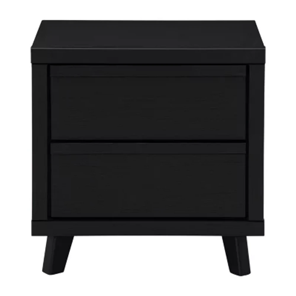 Signature Design by Ashley Danziar 2-Drawer Nightstand in Black