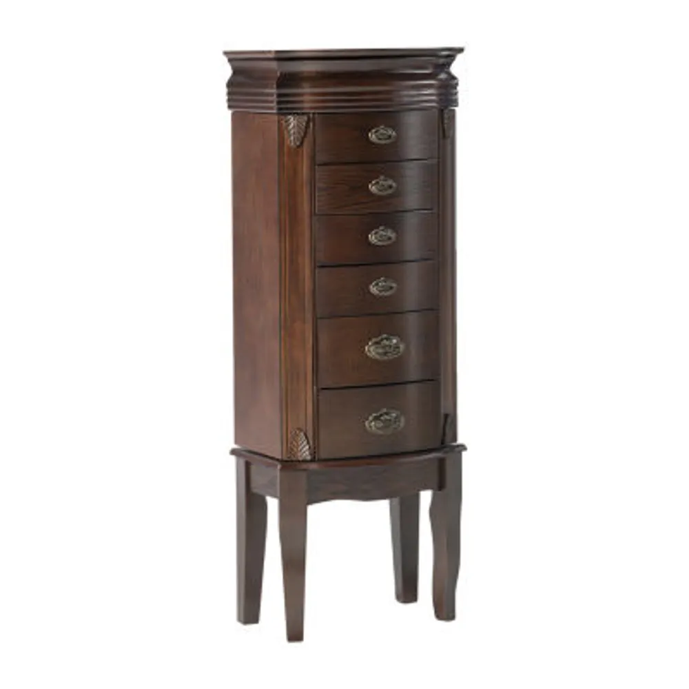 Powell Company Holly Espresso Jewelry Armoire