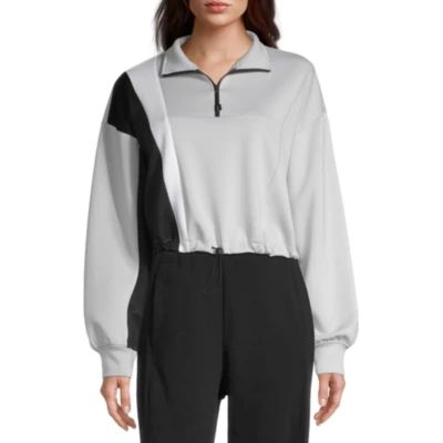 Sports Illustrated Womens Long Sleeve Active Quarter-Zip Pullover