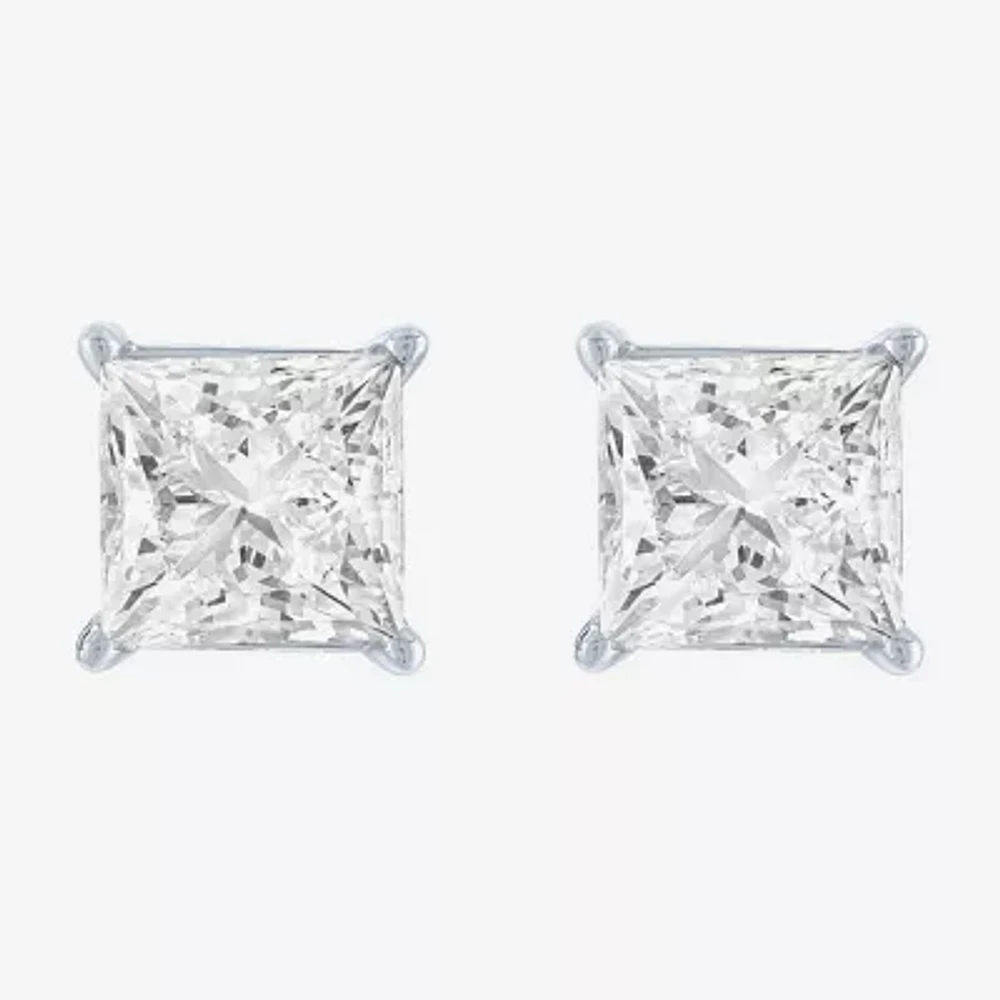 4 CT. T.W. Lab-Grown (E-F / Si1-Si2) Diamond 14K Gold 7mm Stud Earrings