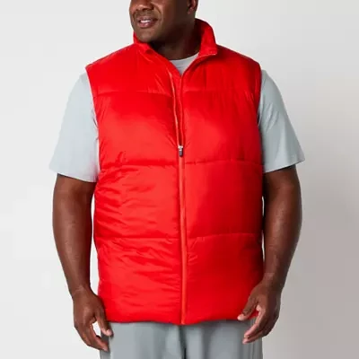 Xersion Quilted Mens Sleeveless Big and Tall Vest
