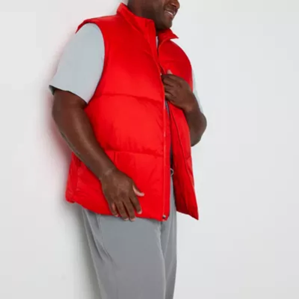 Xersion Quilted Mens Sleeveless Big and Tall Vest