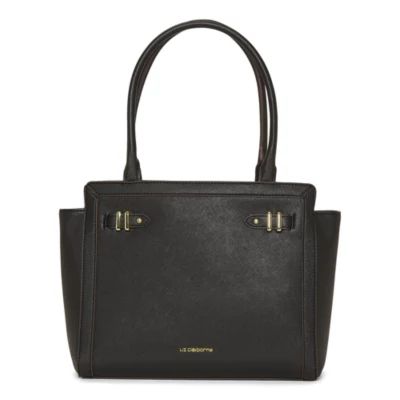 Liz Claiborne Tuxedo Tote Bag