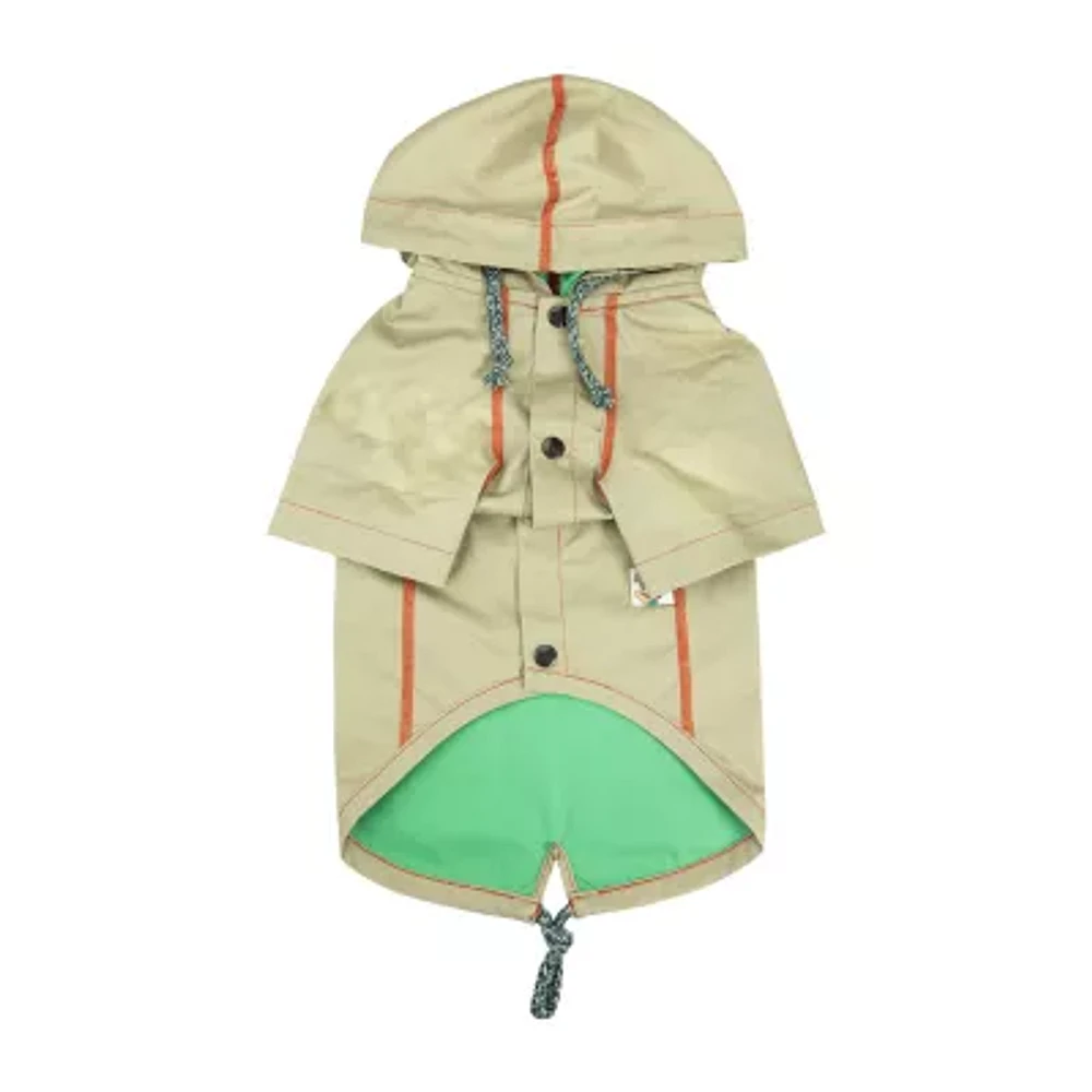 Touchdog ® 'Cloudburst' Waterproof Reversible Dog Raincoat