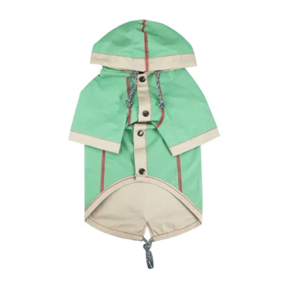 Touchdog ® 'Cloudburst' Waterproof Reversible Dog Raincoat