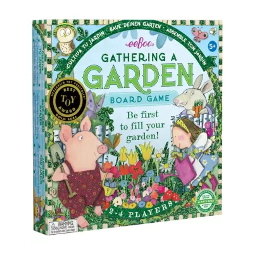 Eeboo Gathering A Garden Board Game 25-pc. Board Game
