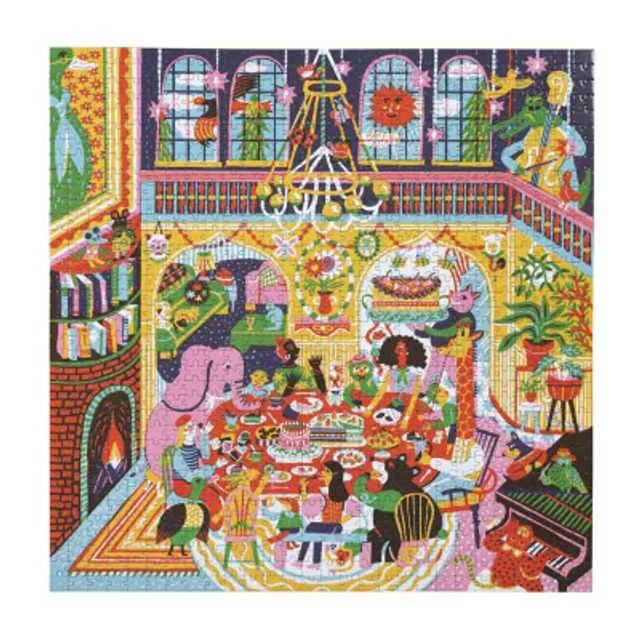 Eeboo Piece And Love Family Dinner Night 1000 Piece 1000 Puzzle