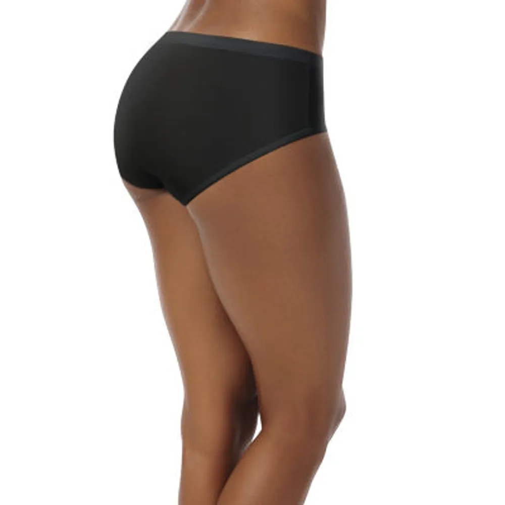 Hanes Cotton Stretch With Comfort Soft Womens 5 Pack Cooling Multi-Pack Hipster Panty 41w5cs