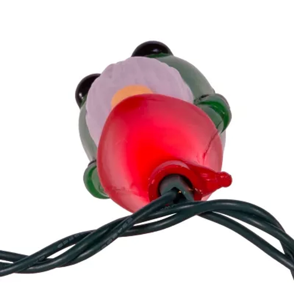 Kurt Adler UL 10-Light Red and Green Gnome Light Set