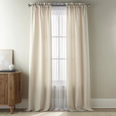 Stratford Park Erin Rod Pocket Light-Filtering Set of 4 Curtain Panel