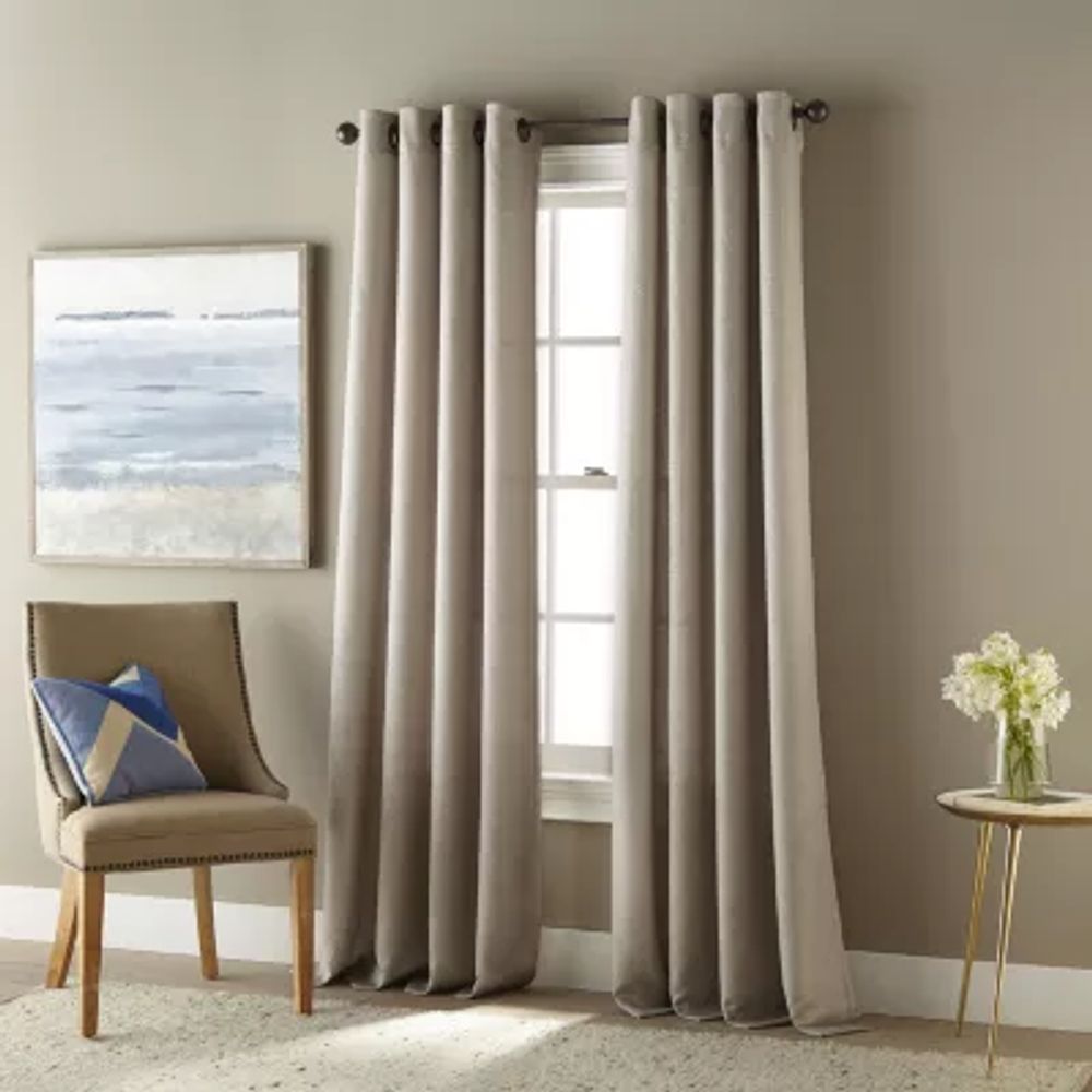 Stratford Park Odessa Grommet Top Blackout Single Curtain Panel