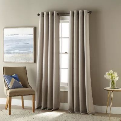 Stratford Park Odessa Grommet Top Blackout Single Curtain Panel