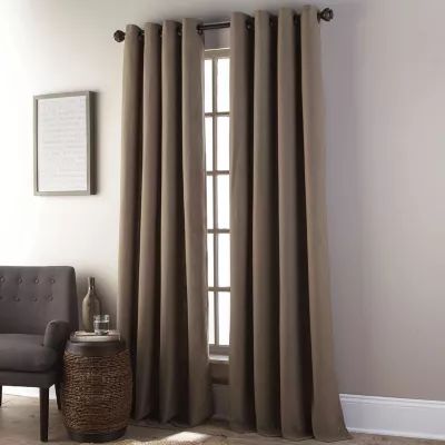 Stratford Park Serena Grommet Top Blackout Single Curtain Panel