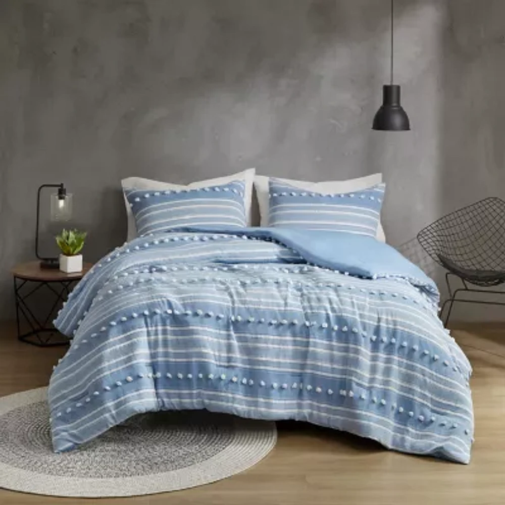 Intelligent Design Cillian Jacquard Midweight Comforter Set