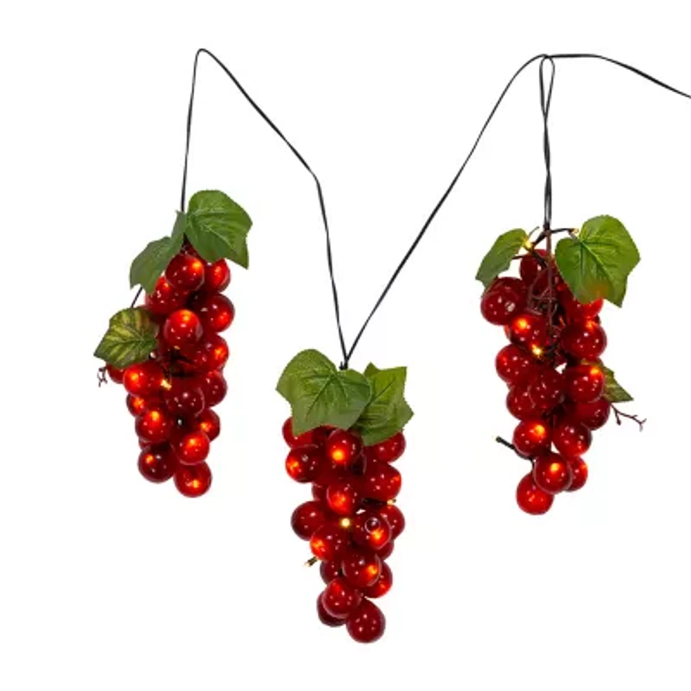 Kurt Adler 75-Light LED Large Purple Grape Light Set