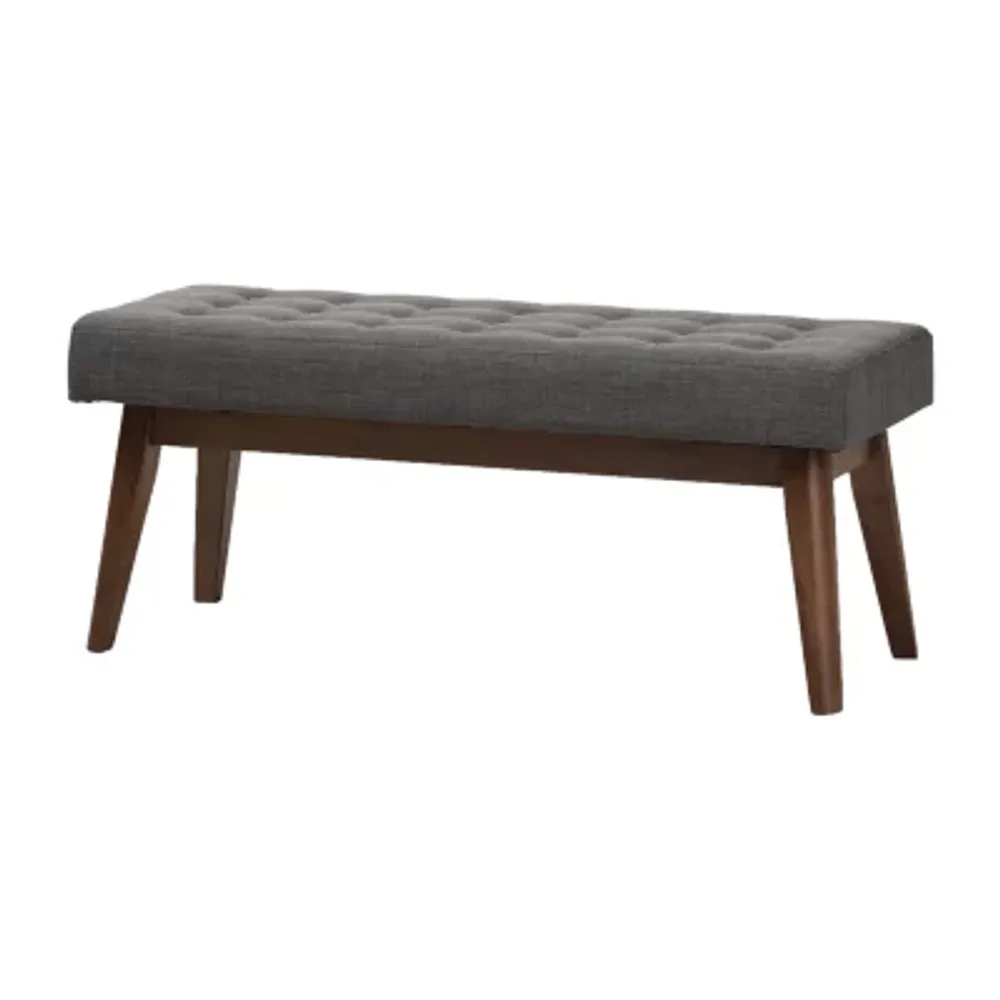 Elia Upholstered Tufted Bench