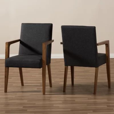 Andrea 2-Piece Dining Arm Chair