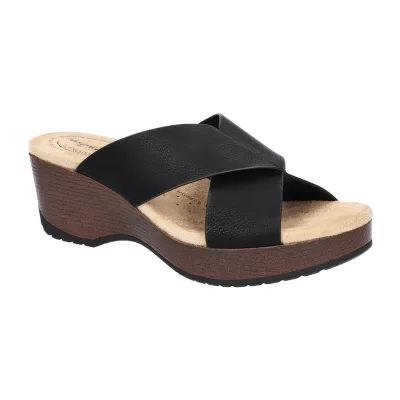 Easy Works By Street Womens Ragan Slide Sandals