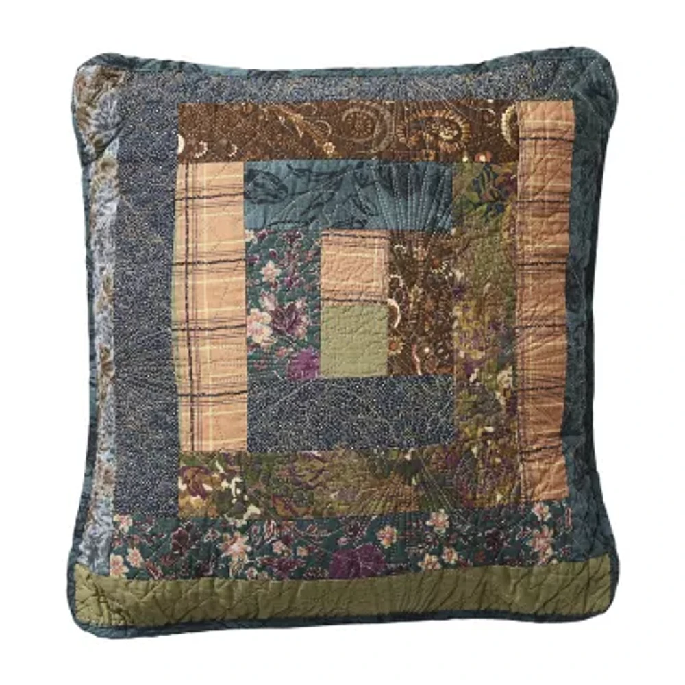 Donna Sharp Cabin Raising Square Throw Pillow