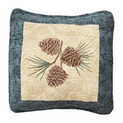 Donna Sharp Cabin Raising Square Throw Pillow