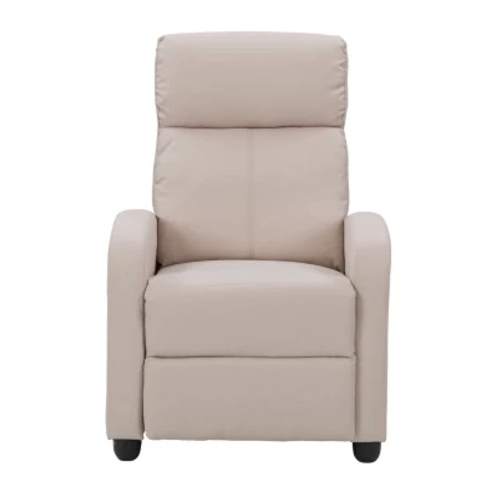 Oren Curved Slope-Arm Recliner