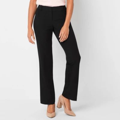 Liz Claiborne Audra Tailored Womens Curvy Fit Straight Trouser