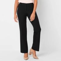 Liz Claiborne Audra Tailored Womens Curvy Fit Straight Trouser