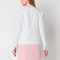 Black Label by Evan-Picone Womens Classic Fit Suit Jacket