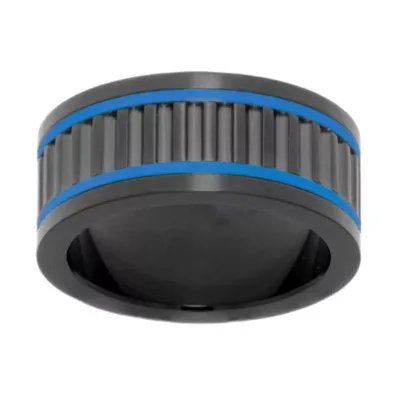 Mens 10MM Stainless Steel Band