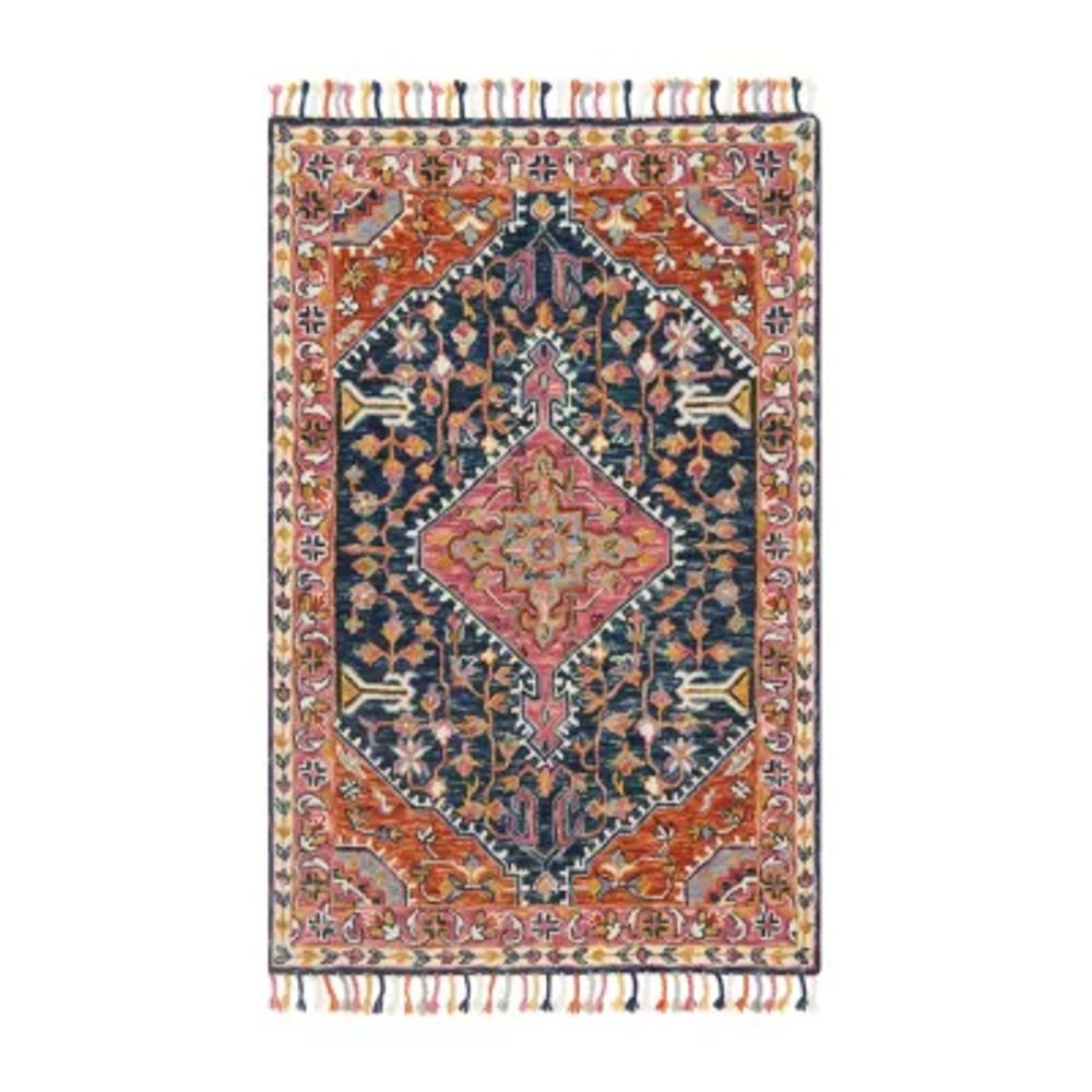 Loloi Zharah Hooked Indoor Rectangular Accent Rug