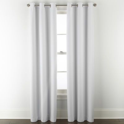 Home Expressions Allister Grommet Top Energy Saving 100% Blackout Single Curtain Panel